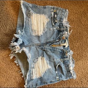 Forever 21 denim shorts